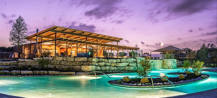 multi-million dollar resort swimming pool