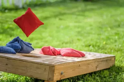 cornhole outside