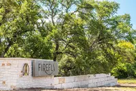 front entrance of Firefly Resort in Fredericksburg Texas