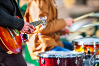 band playing live