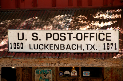 luckenbach post office