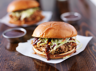 pulled pork bbq sandwich