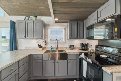 kitchen of tiny home at Firefly