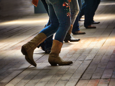 dancing in boots