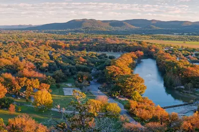 fall in texas hill country