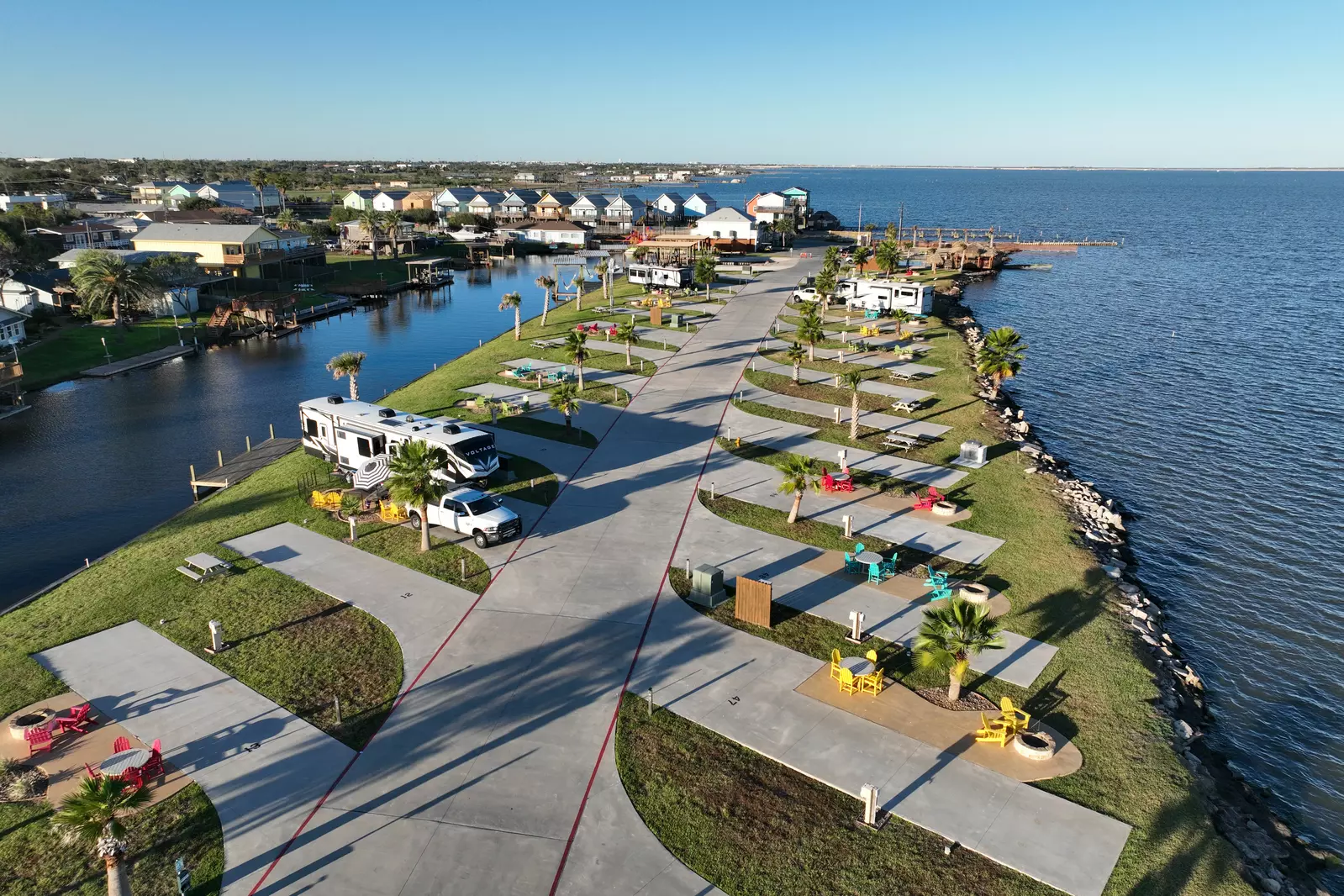 Overview of camping sites